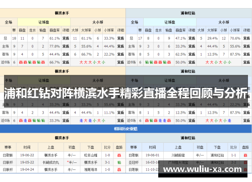 浦和红钻对阵横滨水手精彩直播全程回顾与分析
